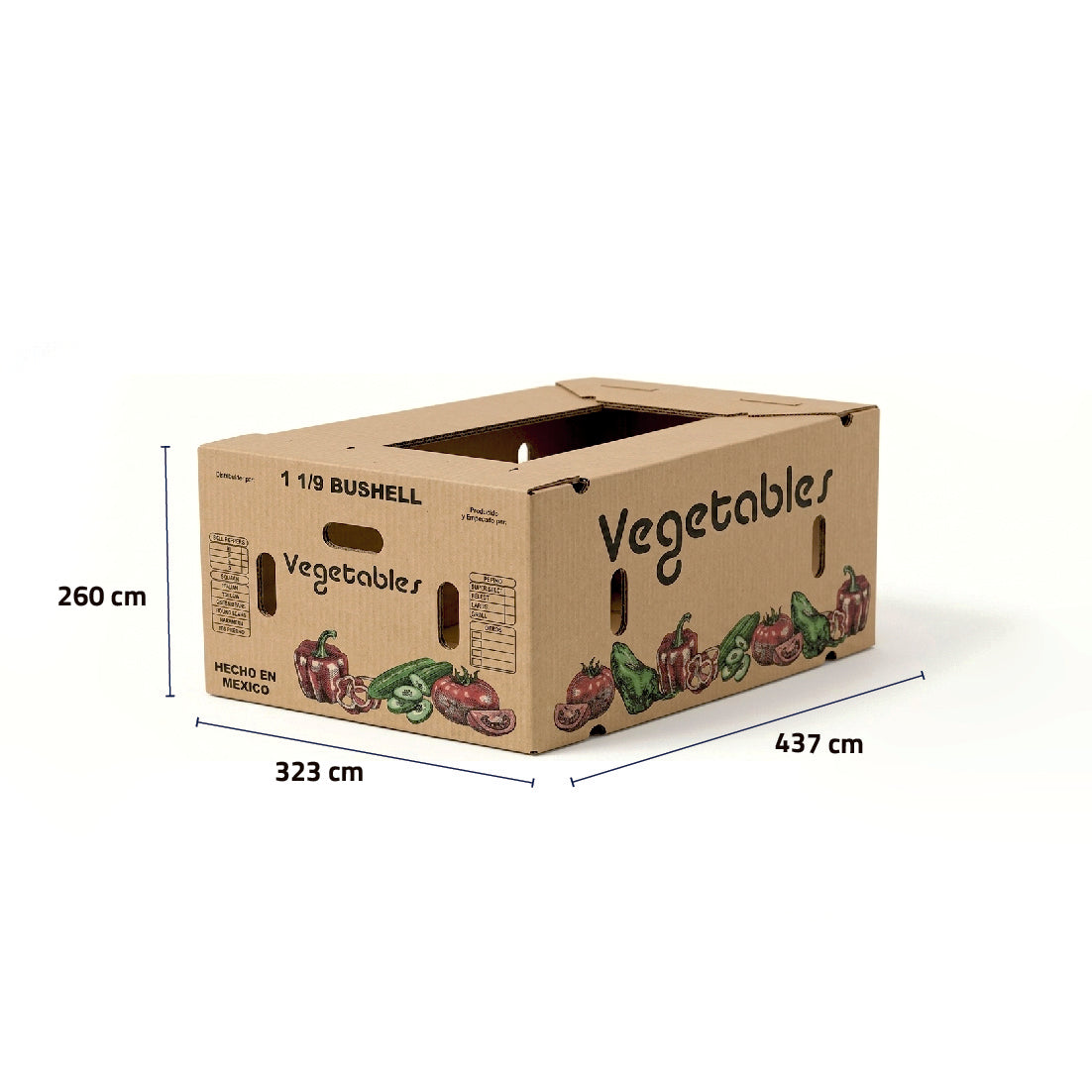 Caja Morron Bushel CH 1 1/9