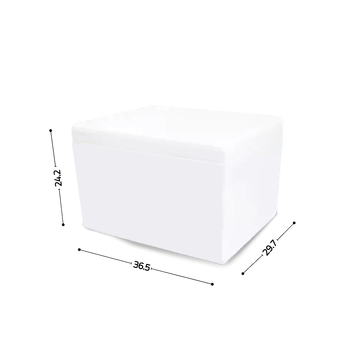 Hielera térmica, Chica 36.5x29.7x24.2, Mediana 43.7x33.4x31, Grande 64.6x41.7x29 - Desde $98.03 /pza