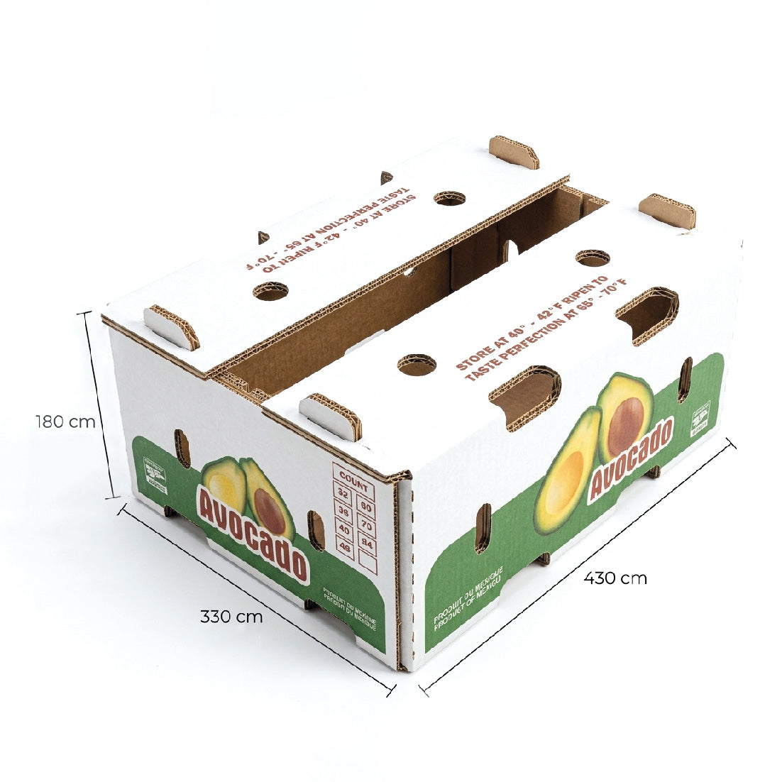 Caja Avo. Aguacate 25 LBS