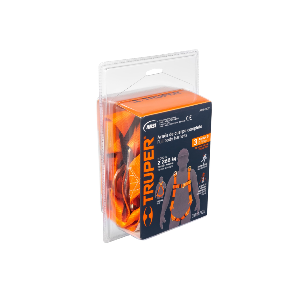 Arnés de cuerpo completo con 3 anillos