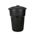 Bote para basura Roughnech Rubbermaind con ruedas y tapa de 121 L