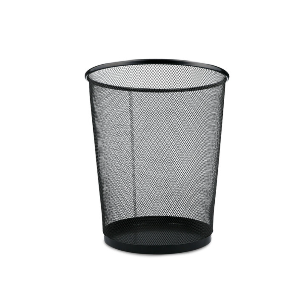 Bote de basura mesh metal color negro
