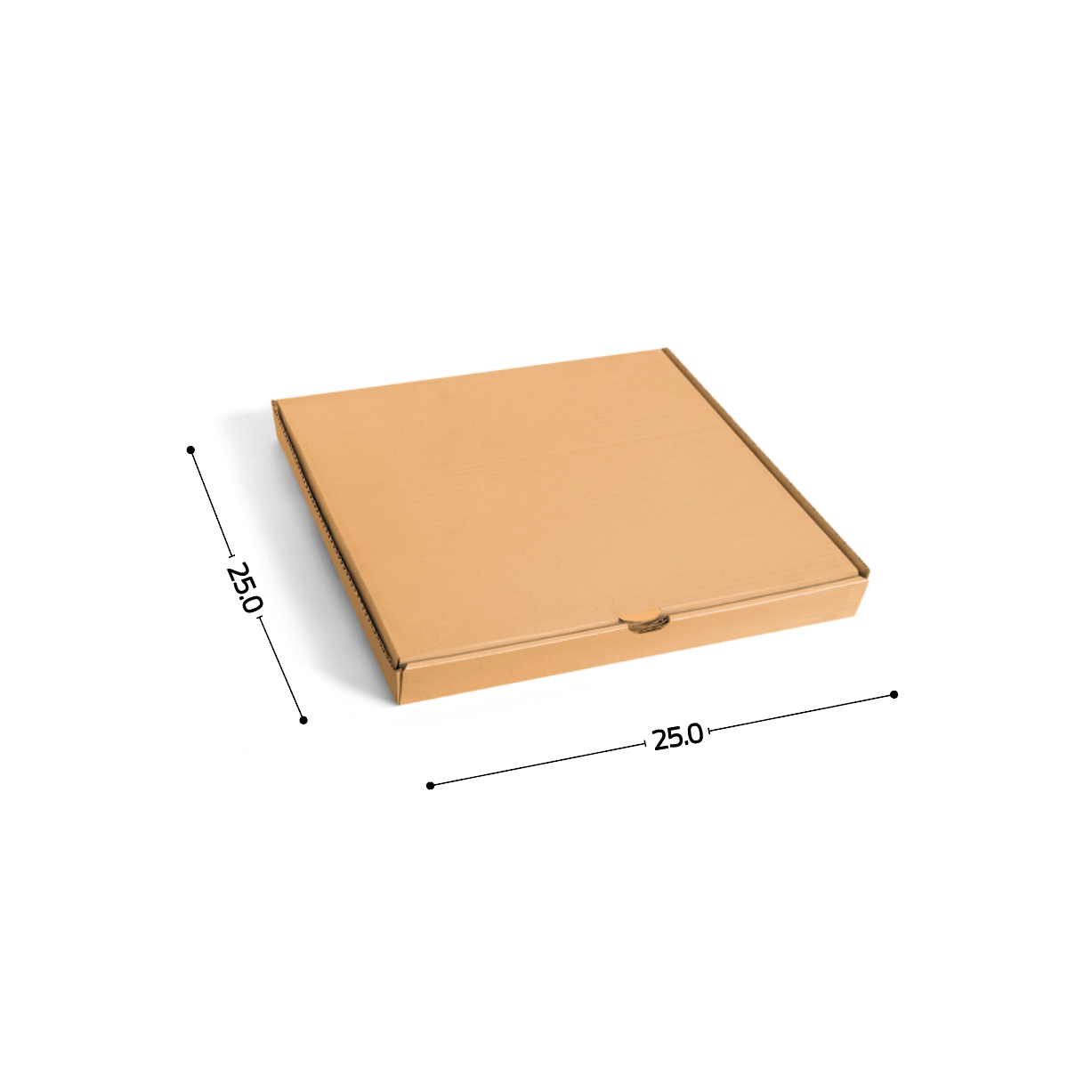 Caja Pizzera  25x25, 30x30, 35x35, 40x40, 45x45  - Desde $7.46 /pza (Paquete 50 piezas)