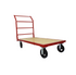 Carro plataforma metal color rojo, capacidad de carga 900 kg