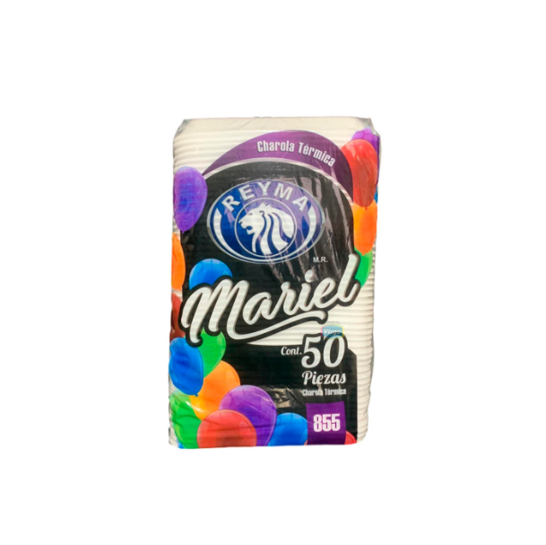 Charola térmica 855 mariel 50 - $27.15/pza (Caja 10 paquetes)