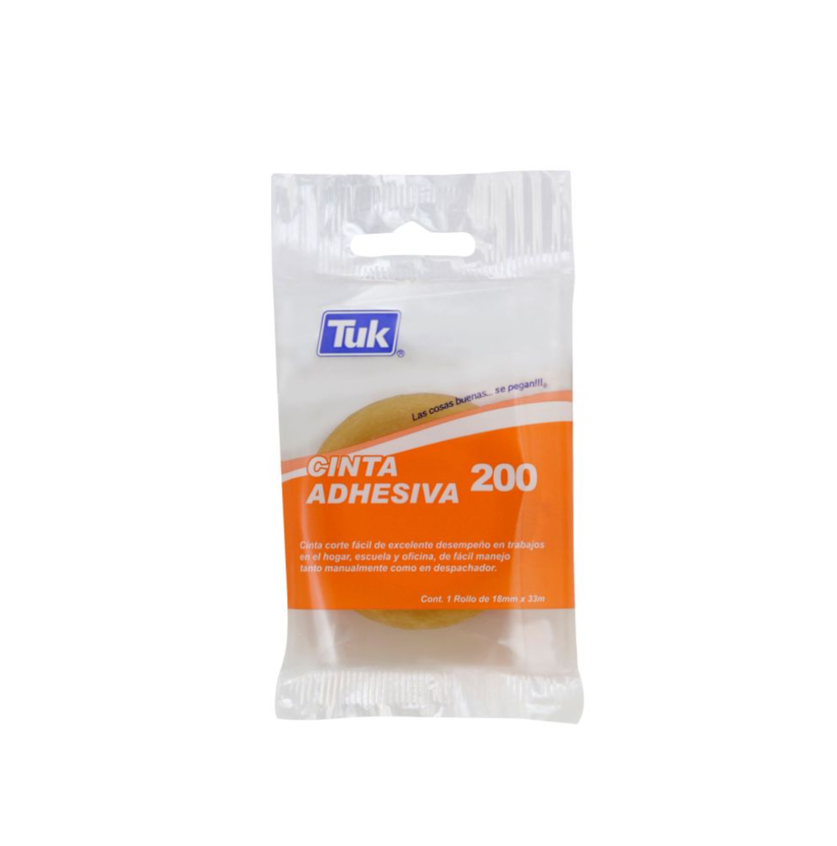 Cinta Adhesiva 200 Tuk 18x33 corte facil