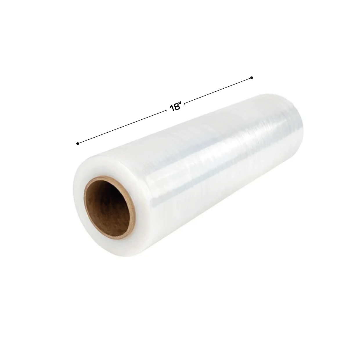 Emplaye transparente 18" calibre 50/60, largo 700,1000,1200 pies - Desde  $240.66 /pza  ( Paquete 4 piezas)