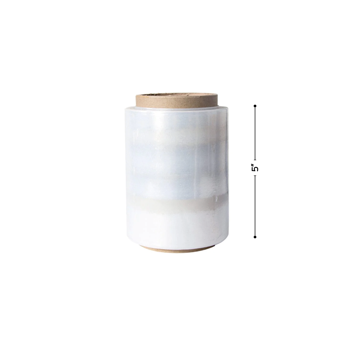 Emplaye transparente  5"  calibre 60, 900 pies - $30.00 /pza (Paquete 8 piezas)