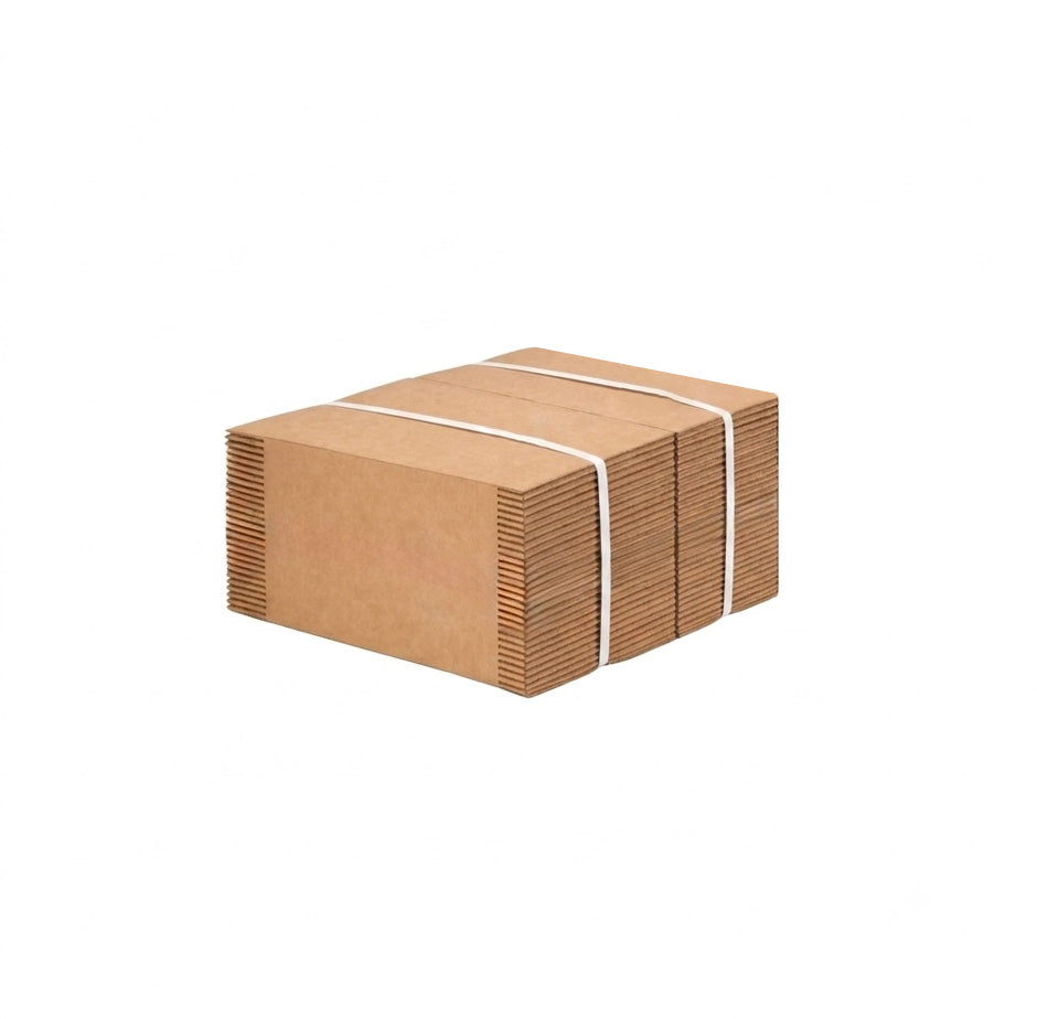 Caja de cartón corrugado sencillo 33x27x26.5 23 (6 pares)