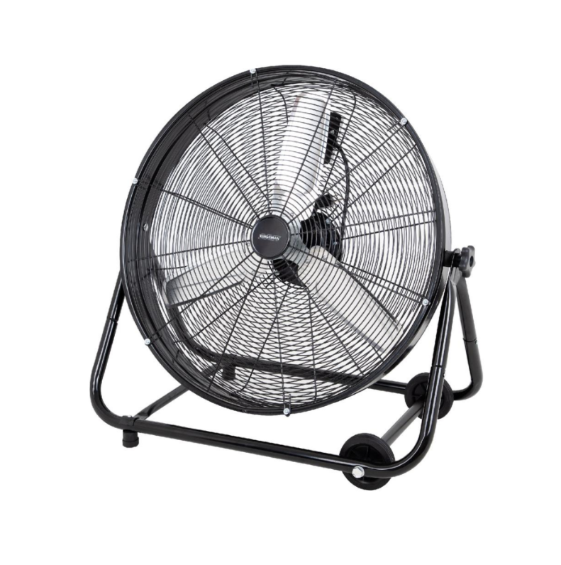 Ventilador De Piso Industrial 24 Pulgadas Aluminio Kingsman
